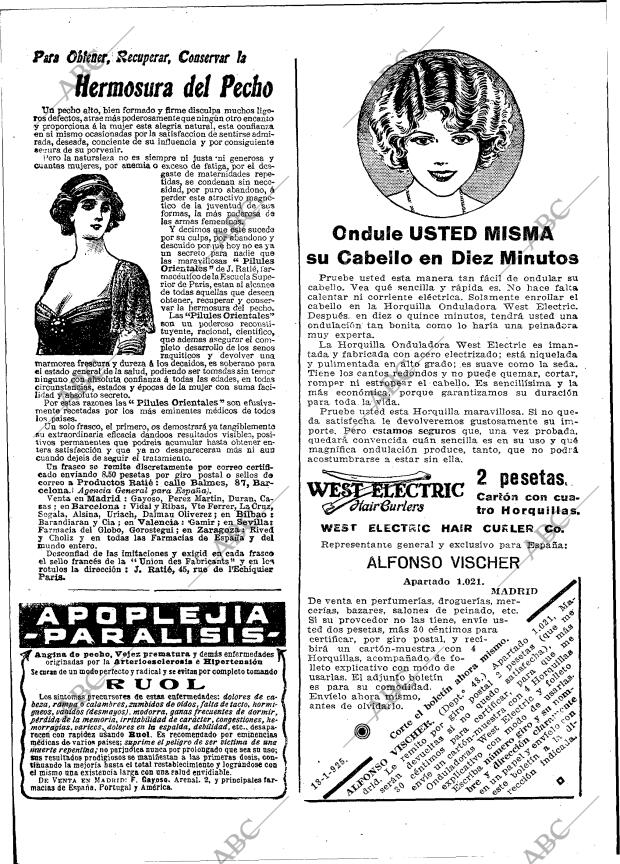 BLANCO Y NEGRO MADRID 18-01-1925 página 16