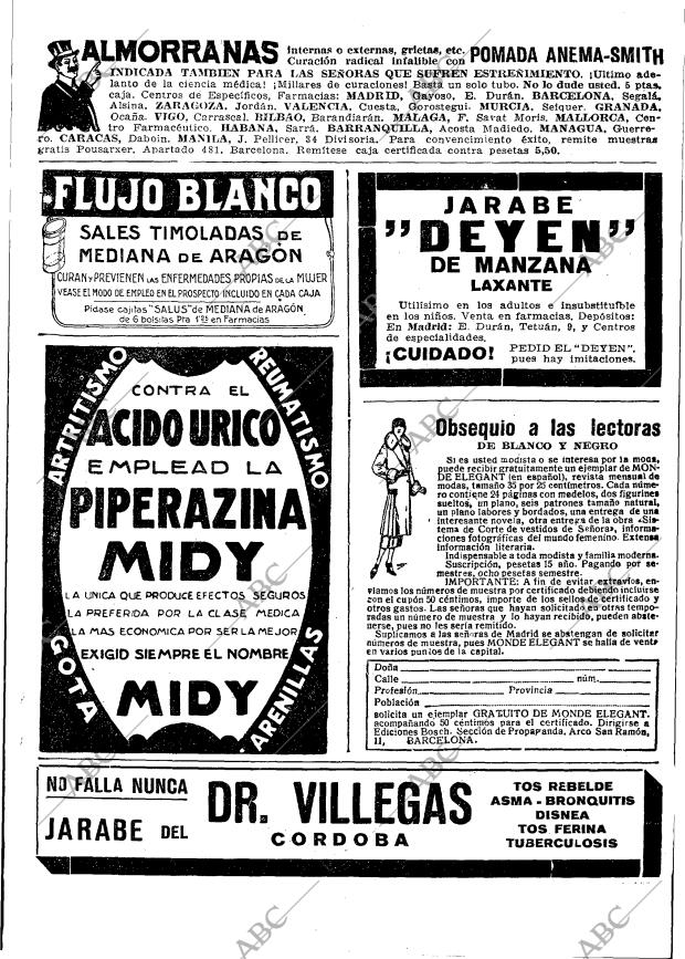 BLANCO Y NEGRO MADRID 18-01-1925 página 17