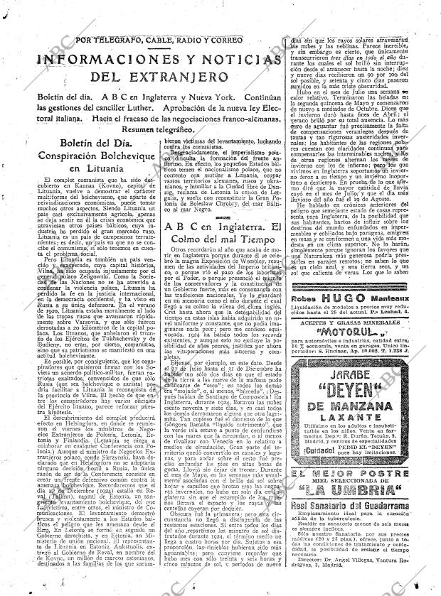 ABC MADRID 19-01-1925 página 19