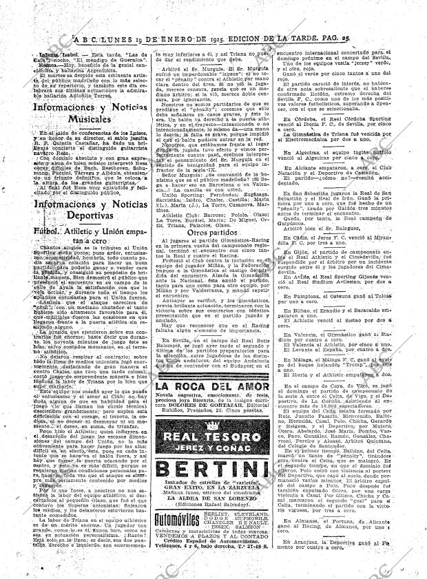 ABC MADRID 19-01-1925 página 25
