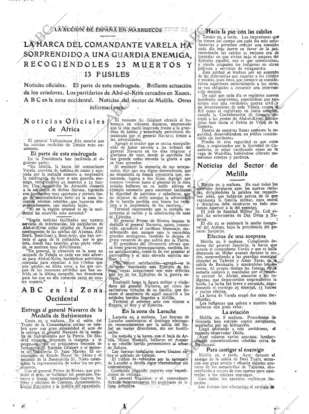 ABC MADRID 21-01-1925 página 11