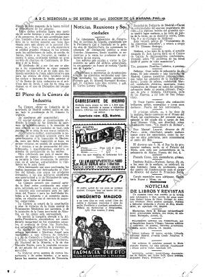 ABC MADRID 21-01-1925 página 19