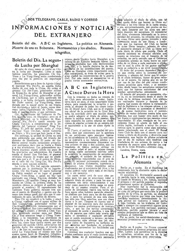 ABC MADRID 21-01-1925 página 25