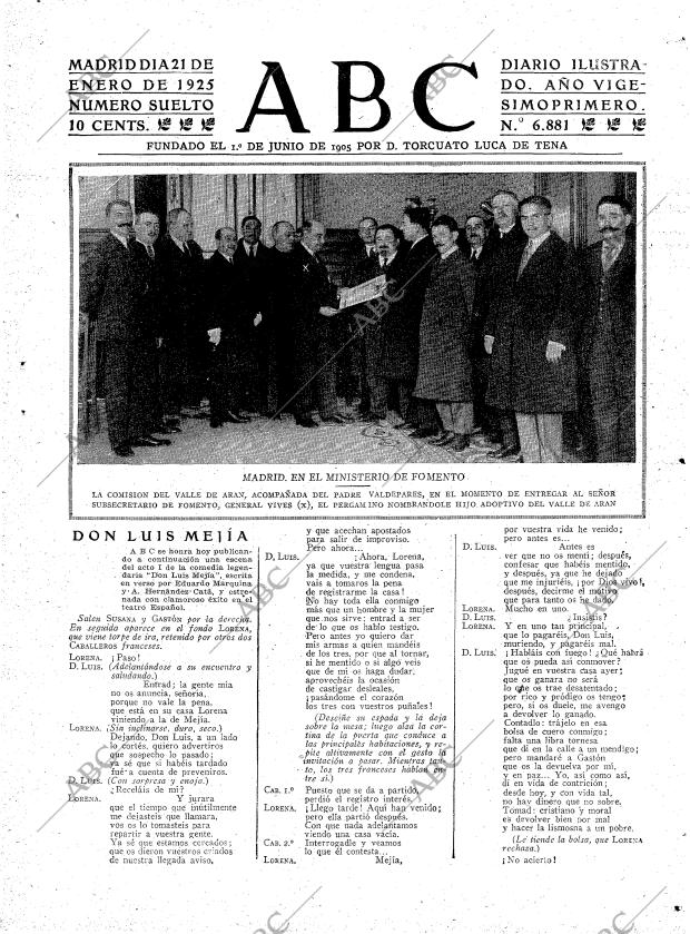 ABC MADRID 21-01-1925 página 3