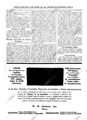 ABC MADRID 22-01-1925 página 10