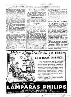 ABC MADRID 22-01-1925 página 16