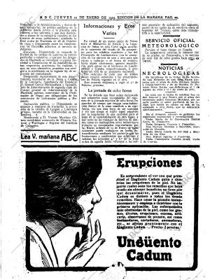 ABC MADRID 22-01-1925 página 20