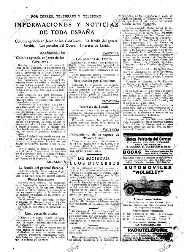 ABC MADRID 22-01-1925 página 25