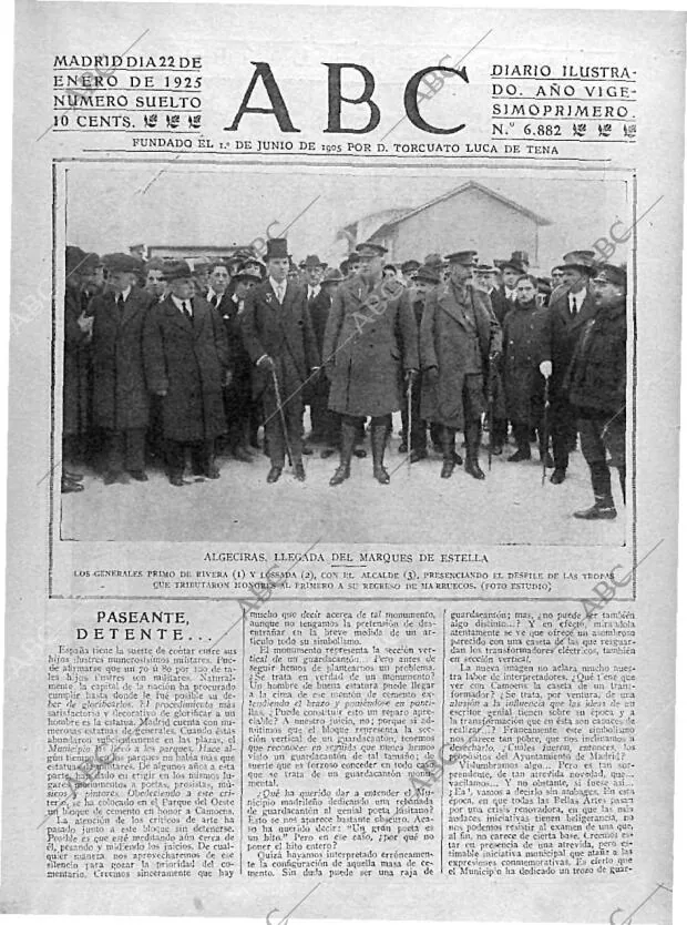 ABC MADRID 22-01-1925 página 3