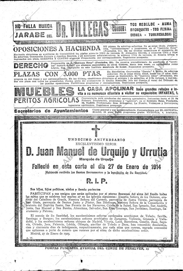 ABC MADRID 27-01-1925 página 35