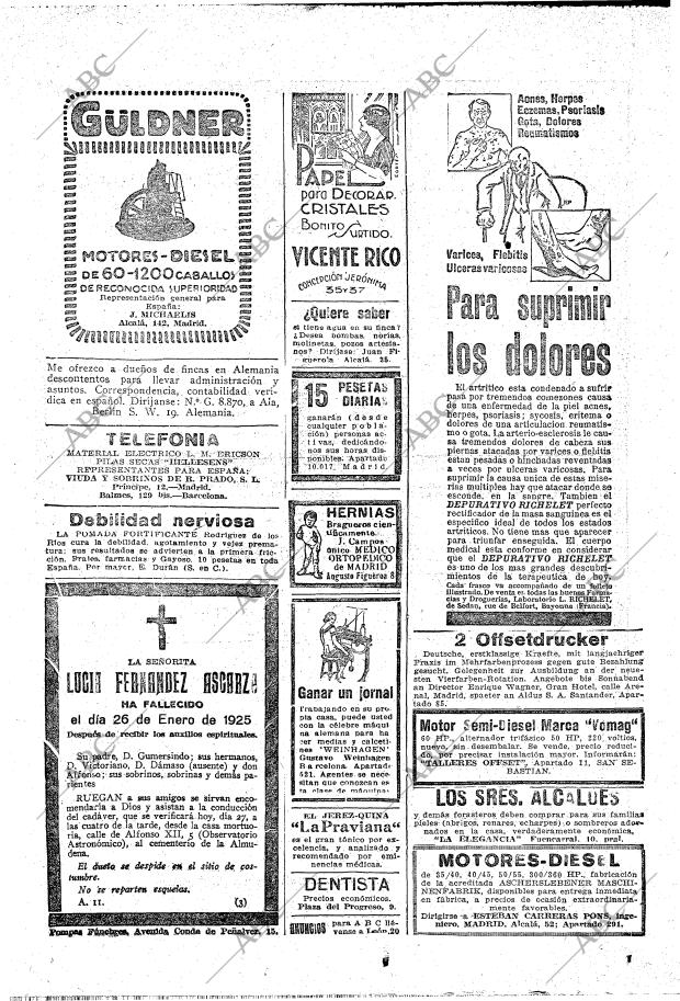 ABC MADRID 27-01-1925 página 36