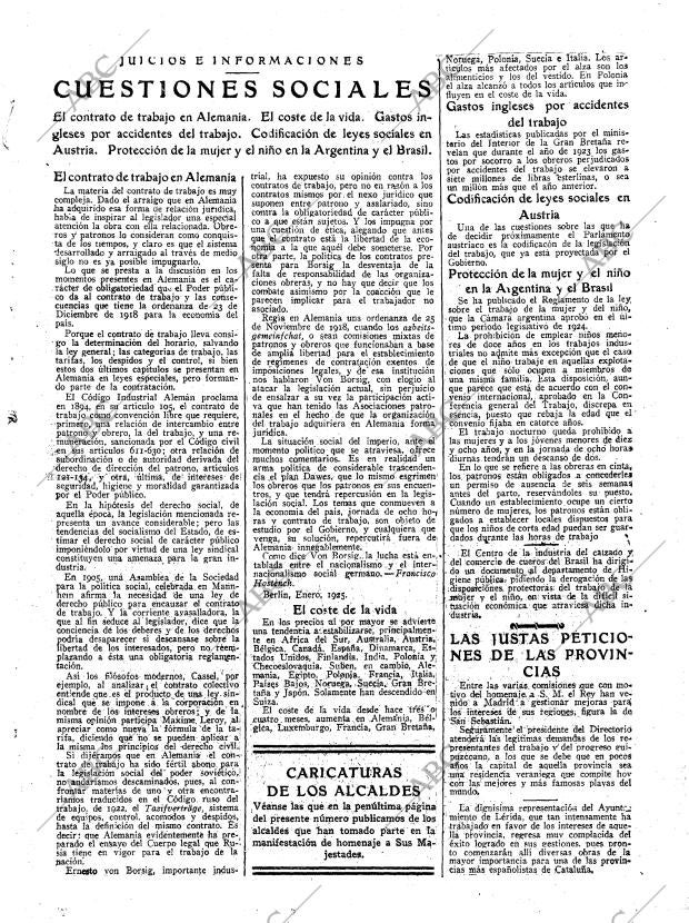 ABC MADRID 28-01-1925 página 19