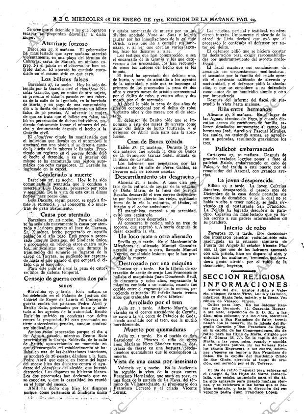 ABC MADRID 28-01-1925 página 24