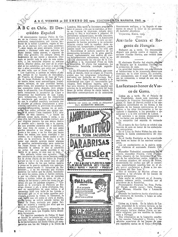 ABC MADRID 30-01-1925 página 24