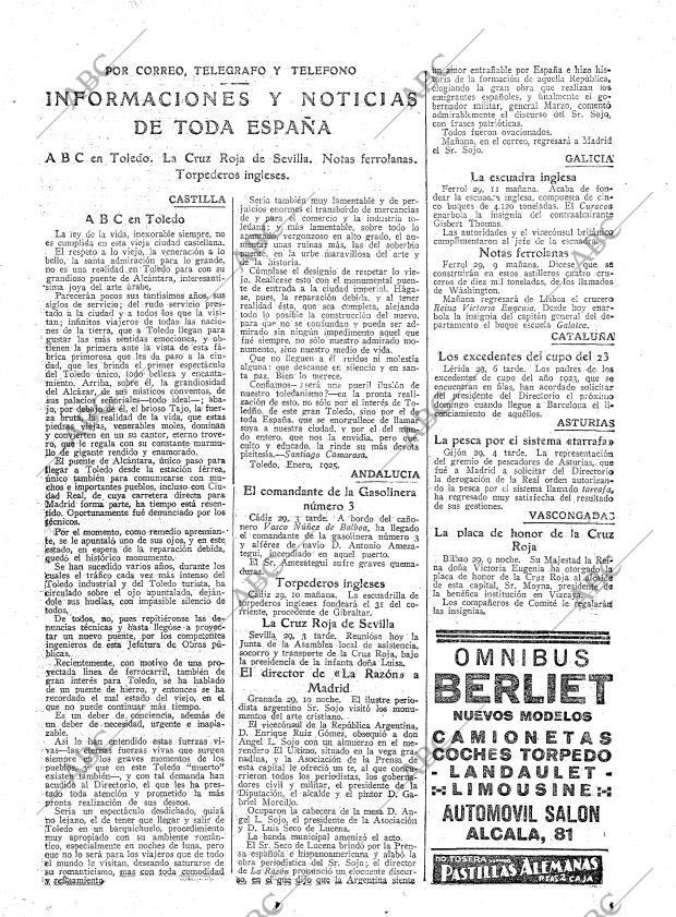 ABC MADRID 30-01-1925 página 27