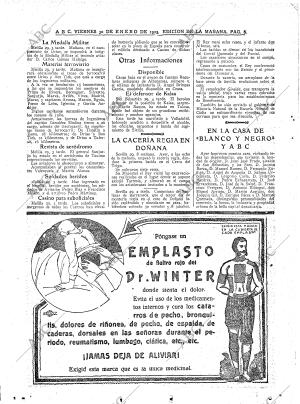 ABC MADRID 30-01-1925 página 8