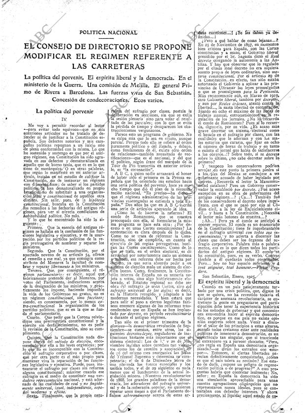 ABC MADRID 30-01-1925 página 9