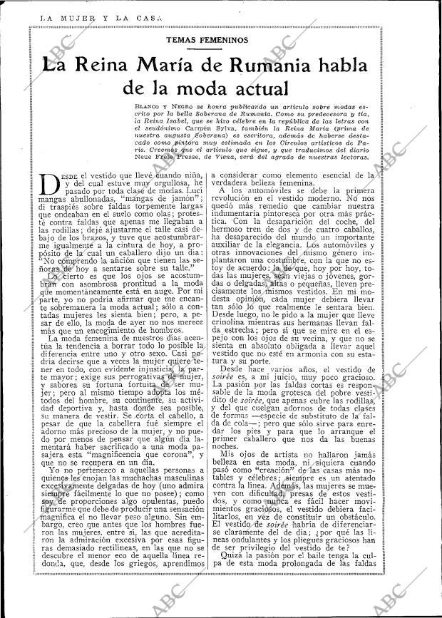 BLANCO Y NEGRO MADRID 01-02-1925 página 106