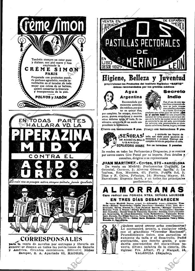 BLANCO Y NEGRO MADRID 01-02-1925 página 17