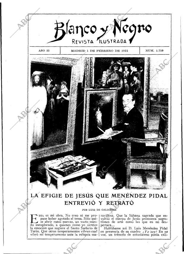 BLANCO Y NEGRO MADRID 01-02-1925 página 19