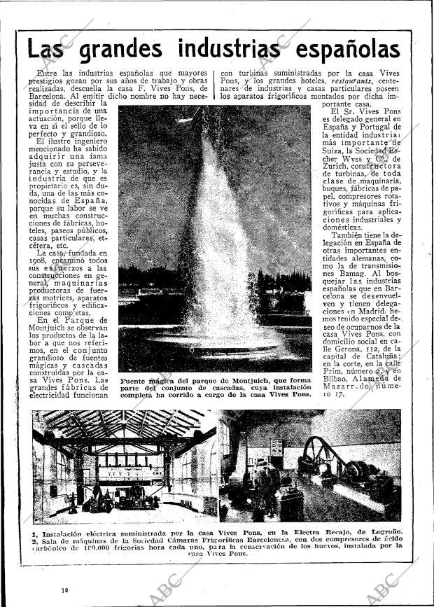 BLANCO Y NEGRO MADRID 01-02-1925 página 6