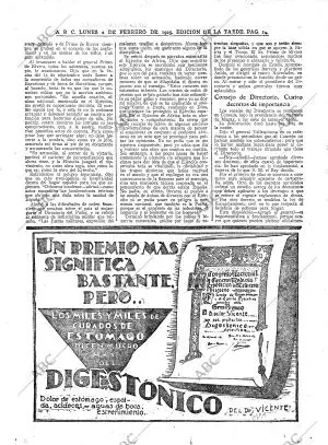ABC MADRID 02-02-1925 página 14