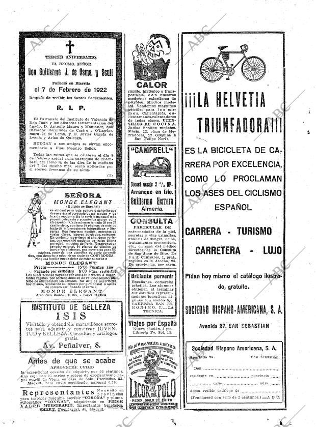 ABC MADRID 06-02-1925 página 28