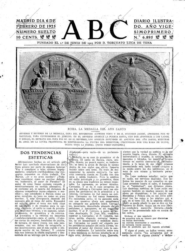 ABC MADRID 06-02-1925 página 3