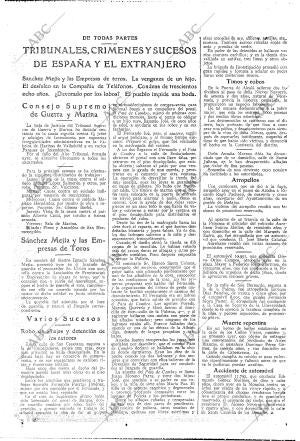 ABC MADRID 08-02-1925 página 25