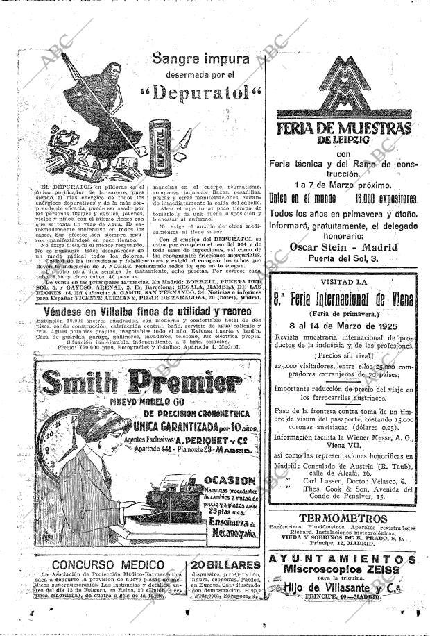 ABC MADRID 08-02-1925 página 45