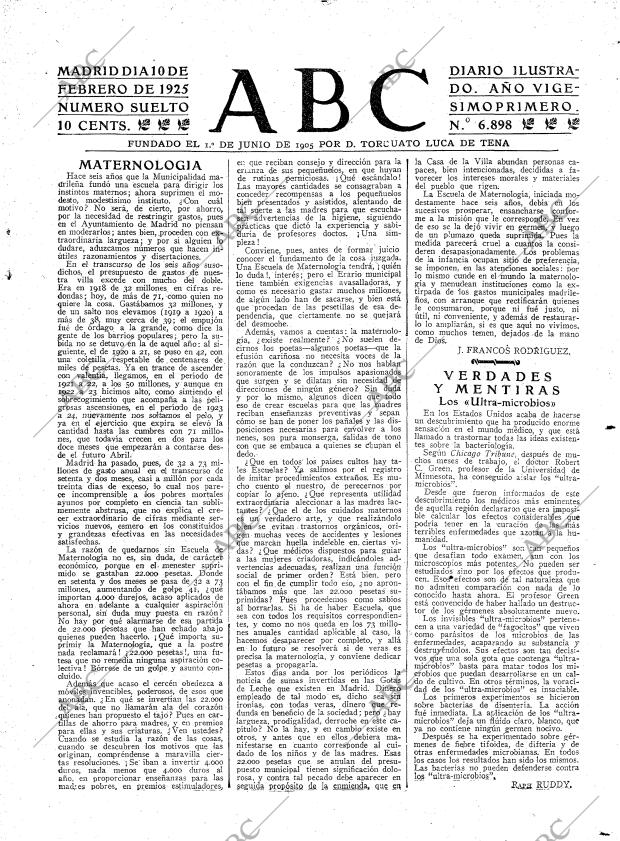 ABC MADRID 10-02-1925 página 3