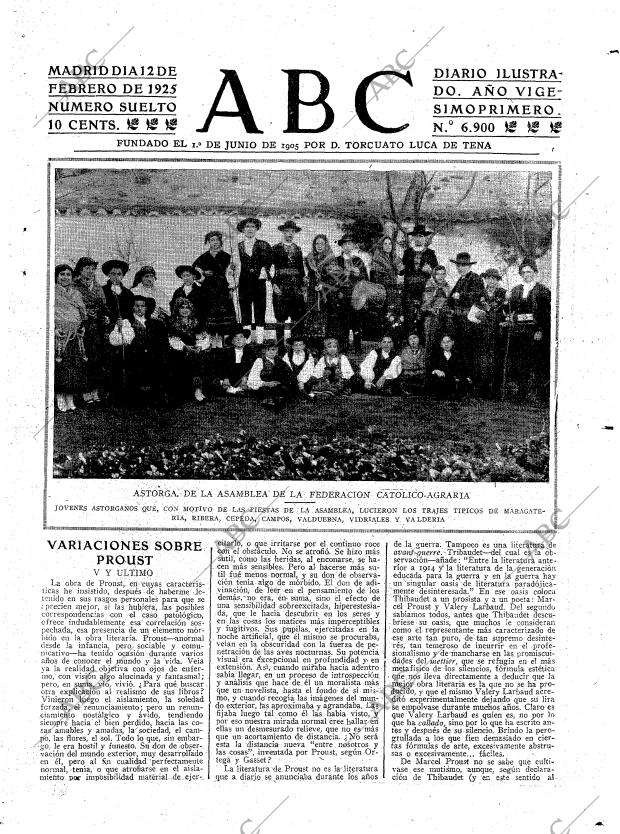 ABC MADRID 12-02-1925 página 3