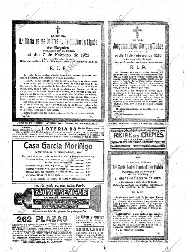 ABC MADRID 12-02-1925 página 32