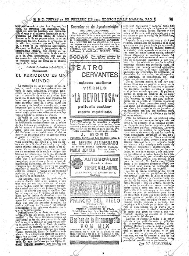 ABC MADRID 12-02-1925 página 8