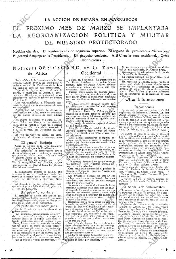 ABC MADRID 22-02-1925 página 15
