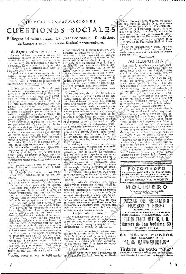 ABC MADRID 22-02-1925 página 17