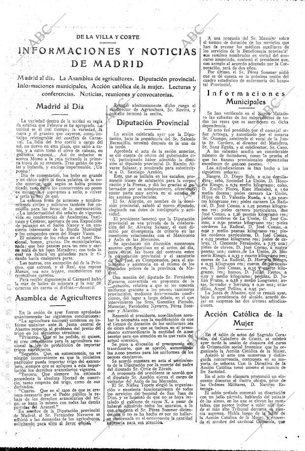 ABC MADRID 22-02-1925 página 25