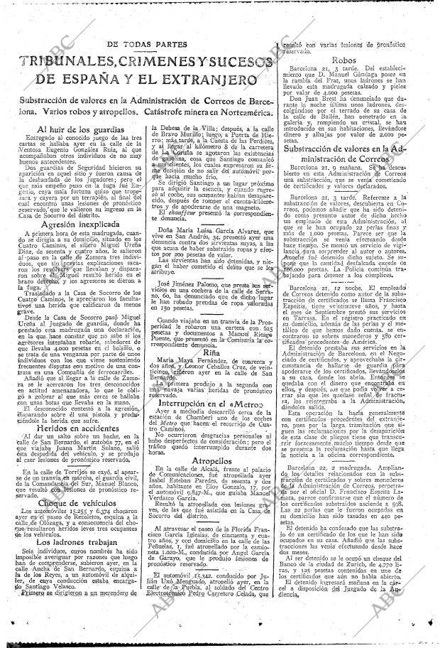 ABC MADRID 22-02-1925 página 29