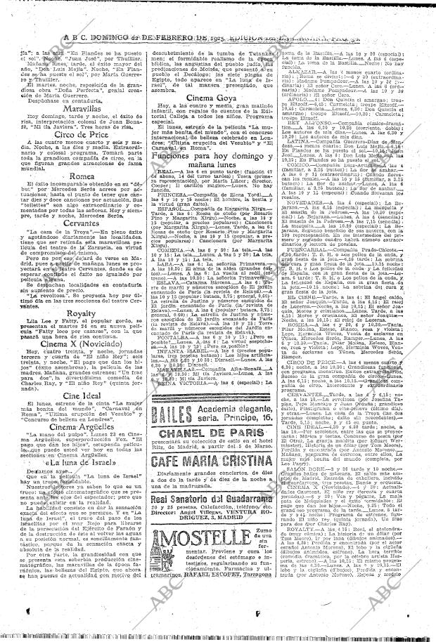 ABC MADRID 22-02-1925 página 38