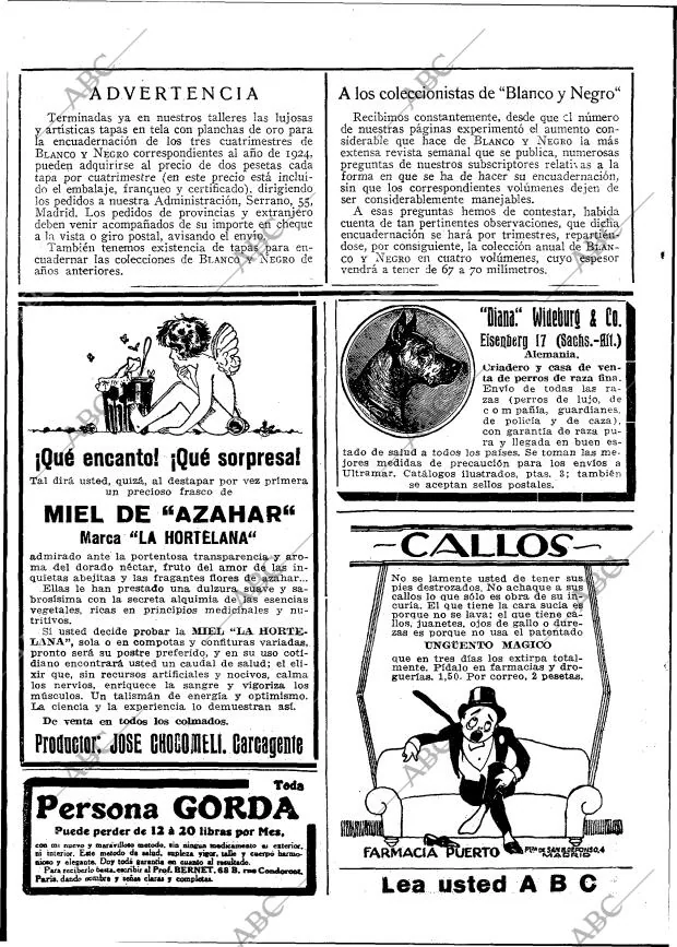 BLANCO Y NEGRO MADRID 22-02-1925 página 4