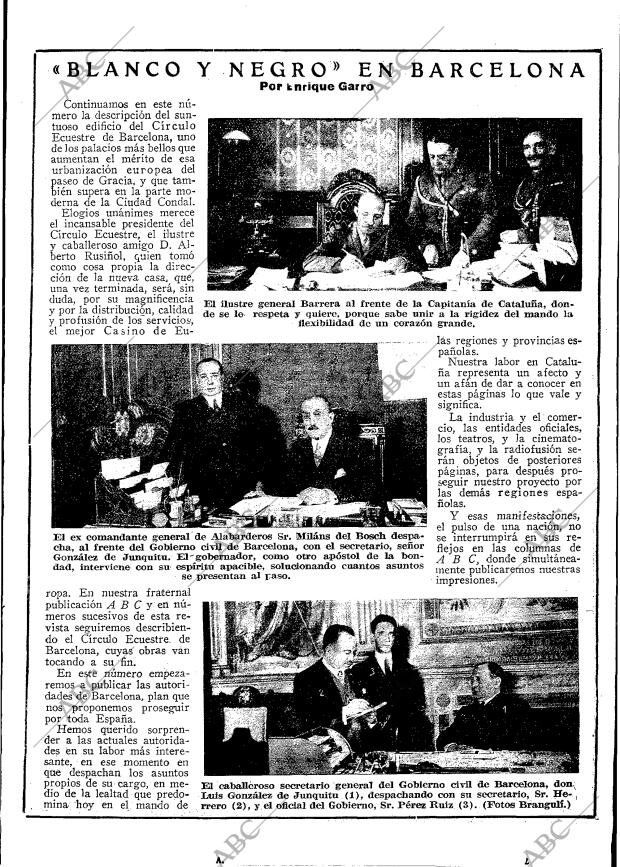BLANCO Y NEGRO MADRID 22-02-1925 página 5