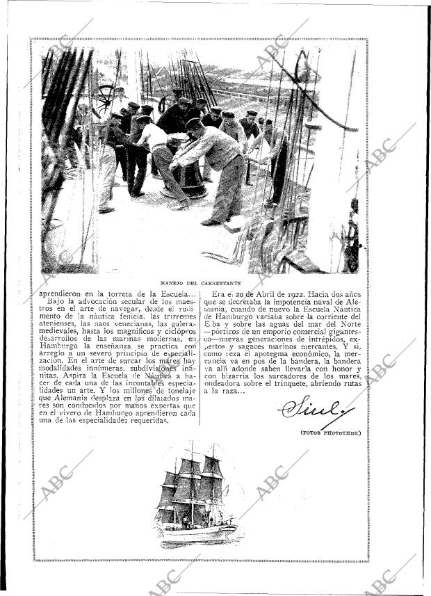 BLANCO Y NEGRO MADRID 22-02-1925 página 54