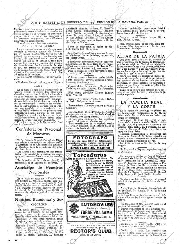 ABC MADRID 24-02-1925 página 12