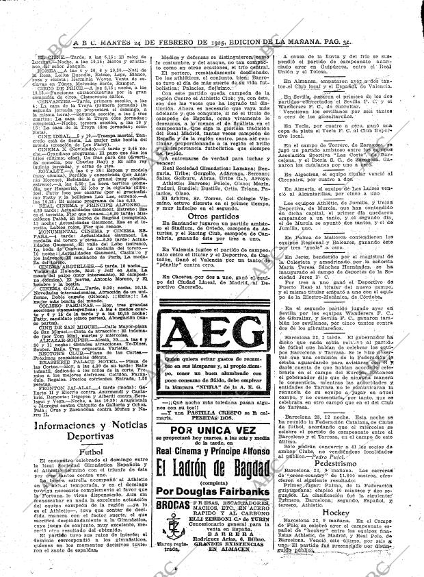 ABC MADRID 24-02-1925 página 29