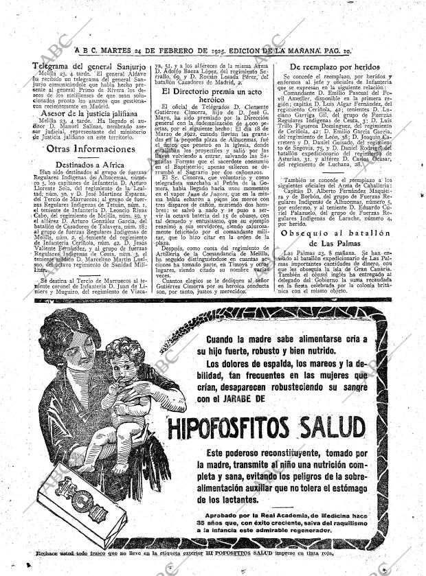 ABC MADRID 24-02-1925 página 8
