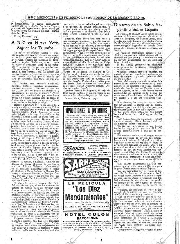 ABC MADRID 25-02-1925 página 24