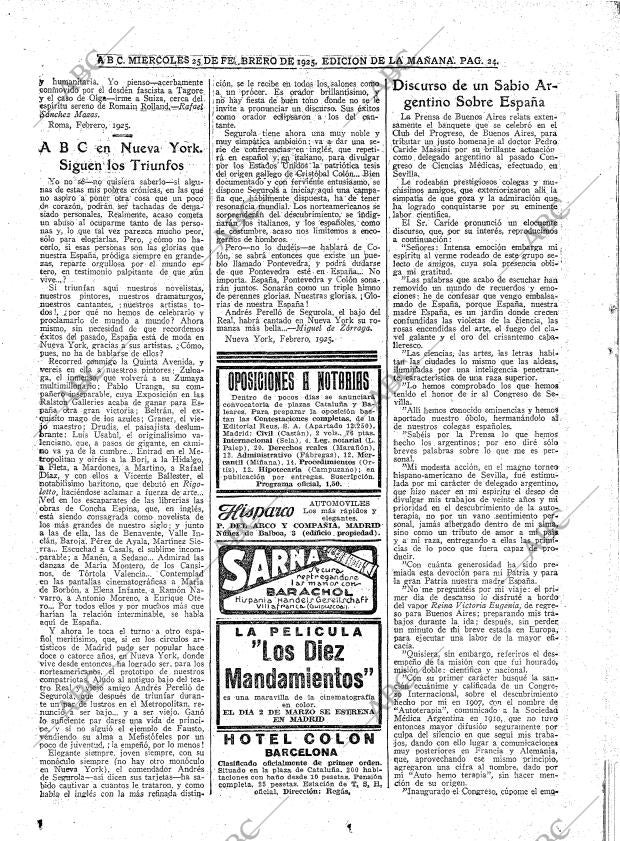 ABC MADRID 25-02-1925 página 24