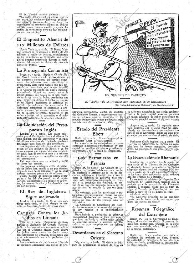 ABC MADRID 26-02-1925 página 23