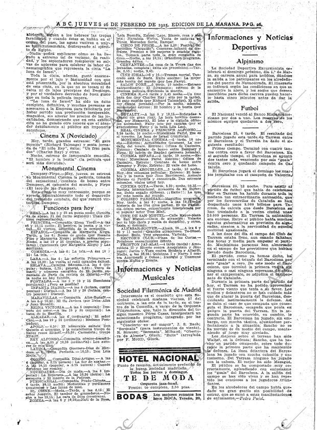 ABC MADRID 26-02-1925 página 26