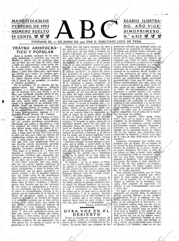 ABC MADRID 26-02-1925 página 3